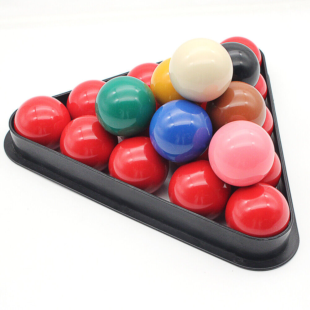 2-1/16'' Snooker Red Pool Balls Full Size Billiard 22 Balls Set +triangle