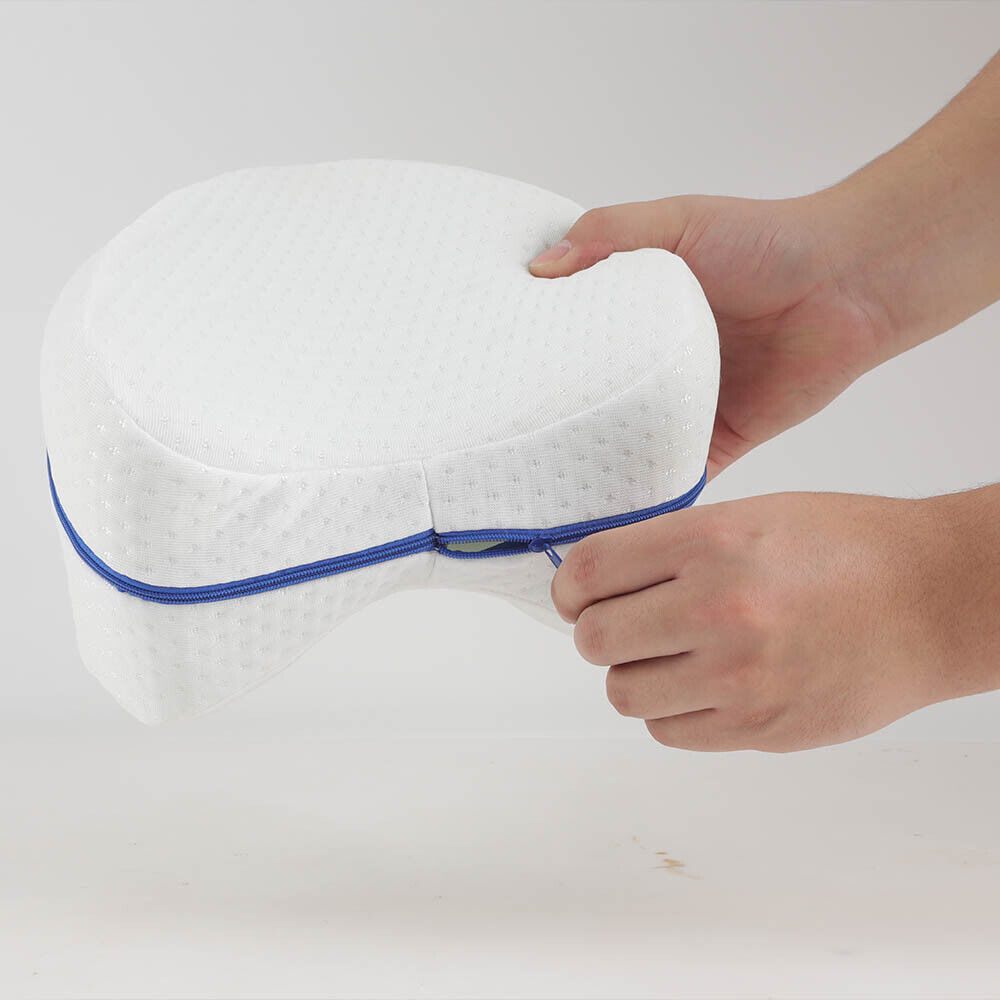 Memory Foam Leg Orthopaedic Pillow Firm Back Hips and Knee Support