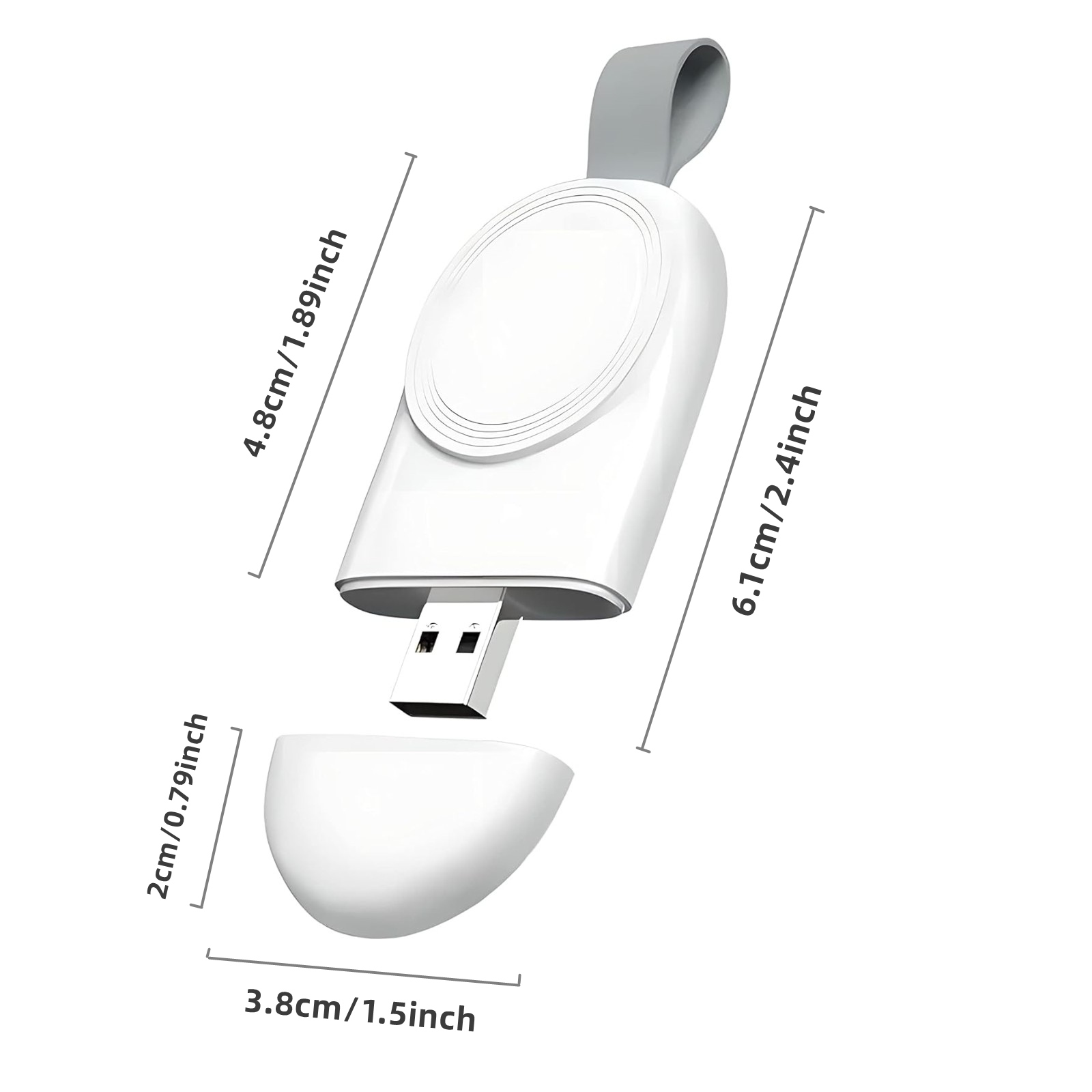 2PCS USB Type C Watch Charger Compatible with Watch, Travel Wireless Charger - Picture 6 of 8